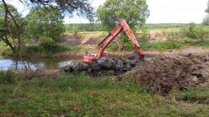 Малоярославец, река Лужа 2023 год.