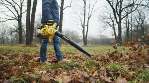 Воздуходувка-пылесос GBV326S в деле!