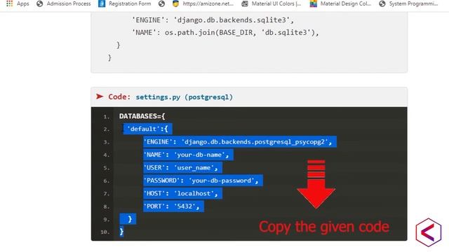How to connect Django project with PostgreSQL | Use a postgres database in django app смотреть онлайн