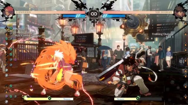 GGST Gio instant overhead jS test