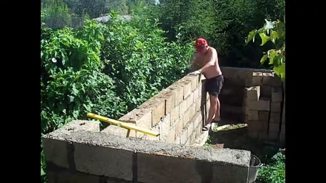 Кладка Арболит-блока!!! смотреть онлайн