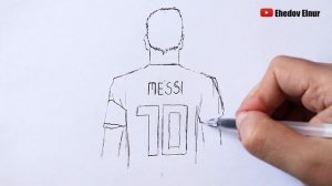 Как нарисовать Месси Легко