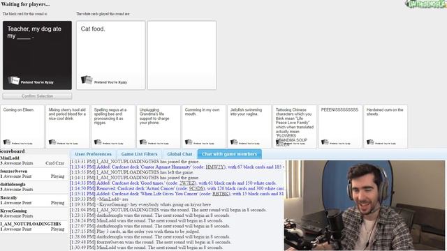 I WON AND HAD FUN! - Cards Against Humanity Funny Moments смотреть онлайн