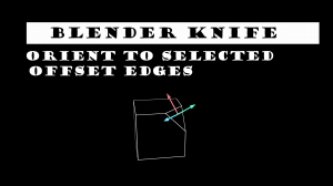 Ускоряем моделирование в Blender (аддоны Orient to Selection, Offset edge)