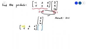 Multiply 2x3 and 3x1