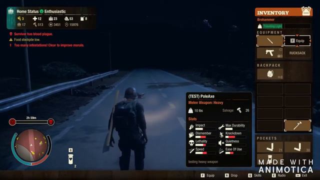 State Of Decay 2 - Test Weapon #5 - 'Poleaxes' смотреть онлайн