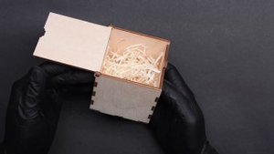 Подарочная коробка из березовой фанеры