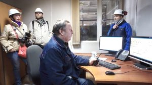 Пульт управления бетоносмесительного цеха на заводе КПД-Газстрой в Новосибирске