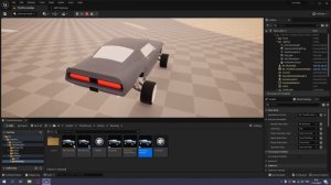 Unreal Engine 5 + Blender | Подвеска автомобиля | Создание автомобиля. | Часть 3