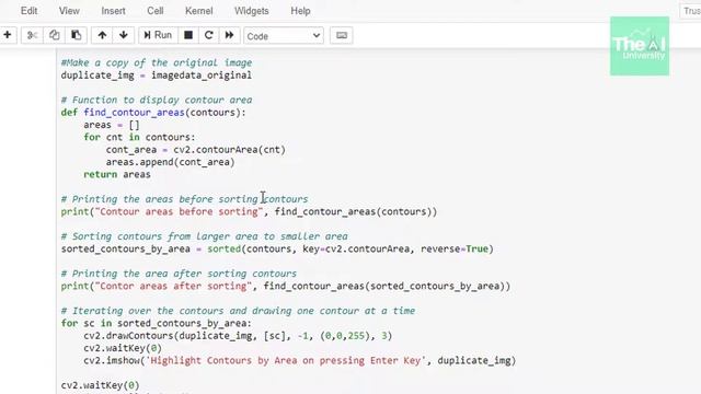 Sorting Contours according to Size or Area OpenCV | How to Sort Contours OpenCV