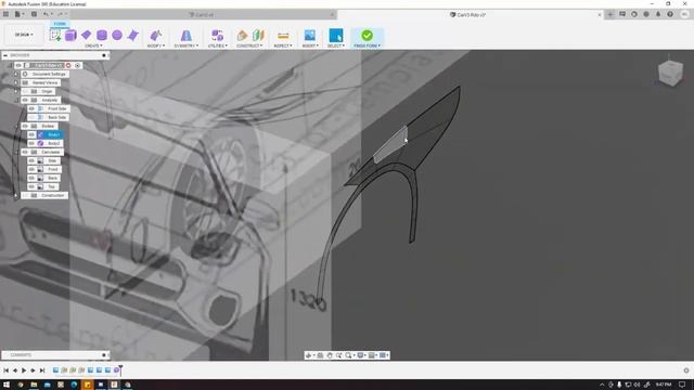 Fusion 360 - Car Modeling Tutorial - 3