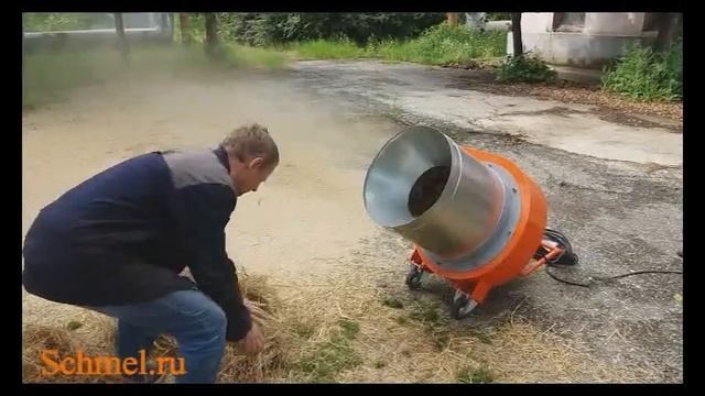 Измельчитель соломы льна 