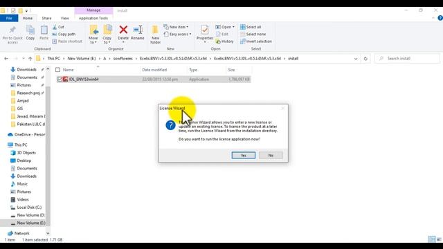 How to Install ENVI Software 5.3 Version