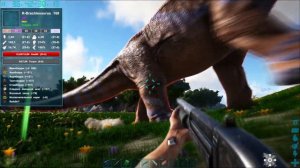 ► How to tame / Как приручать. Мод: ARK: Additions. Concavenator & Brachiosaurus