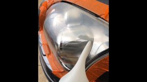 Полировка фар "чайником"