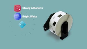 Brother DK-1218 1"(25.4mm) in Diameter Round Labels