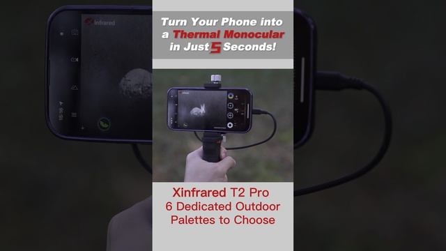 Catching a Rabbit! Xinfrared T2 Pro: Turn Your Phone into a Thermal Monocular in Just 5 Seconds