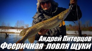 Андрей Питерцов о ловле щуки на спиннинг ранней весной.