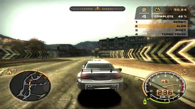 Need For Speed: Most Wanted (2005) - Race #73 - Highway 99 & Campus (Speedtrap) смотреть онлайн
