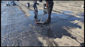 Ремонт кровли автобусного предприятия г. Нефтеюганск