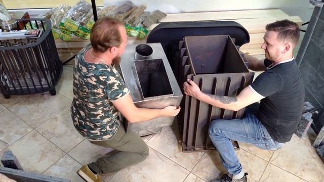 Печь для бани Инжкомцентр ВВД Калита Экстрим Серпентинит