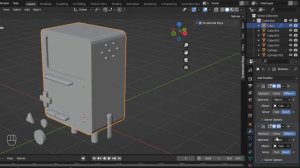 Adventure Time BMO in Blender - 3D Modeling Timelapse Part 1