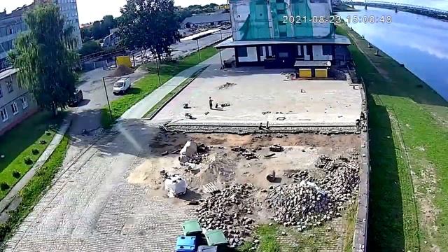 Как поменялась территория около портового склада HafenSpeicher за 2 года Советск Тильзит смотреть онлайн