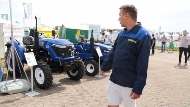 День поля Чувашии 2022, выставка сельхозтехники