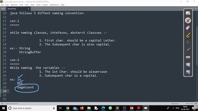 Java Naming Convention || Core Java смотреть онлайн