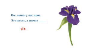 Счёт от 1 до 10 на английском.