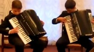 Дуэт аккордеонистов С.Ларин и М.Чаудхари