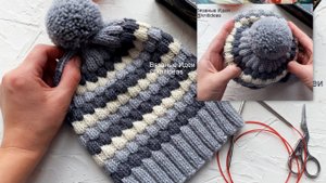 Шапка для мальчика! Оформление макушки!