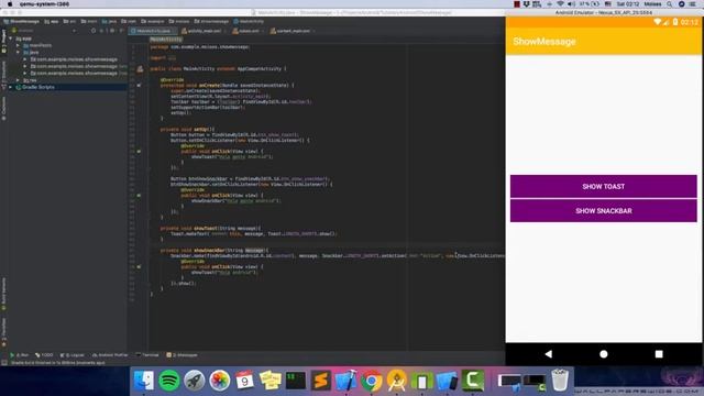 Mostrar un Snackbar en iOS & Android смотреть онлайн