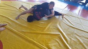 BGA Summer Camp 2018 boy vs girl grappling 2