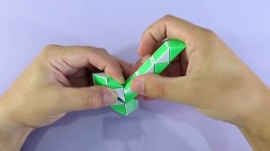 Подставка под ручки и карандаши № 2 своими руками из змейки Рубика ✏️ Фигура № 87