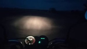 работа фары ночью на баджадж боксер 100