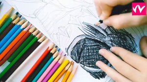 Как нарисовать Черную Пантеру! ?