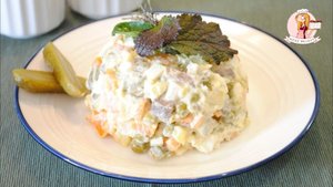 Салат "СТОЛИЧНЫЙ" с ГОВЯДИНОЙ: классика советской кулинарии
