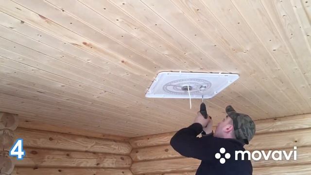 Моя баня из бревна 16 Проводка в баню, розетки и выключатели в бане #баня #моябаня 14.03.2020г. смотреть онлайн