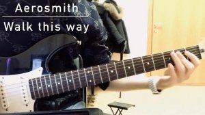 Aerosmith-Walk this way(Riff). How to play/Как играть. +Табы/Tabs