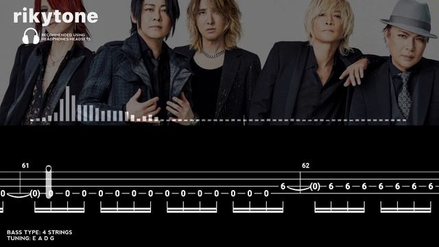 【BASS TAB】 LUNA SEA - G【BASS GUITAR TUTORIAL】 смотреть онлайн