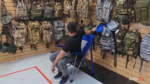 Кресло для кемпинга и рыбалки Добротное, синее