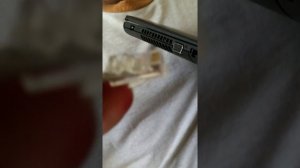 Connecting Ethernet cable on Lenovo laptop