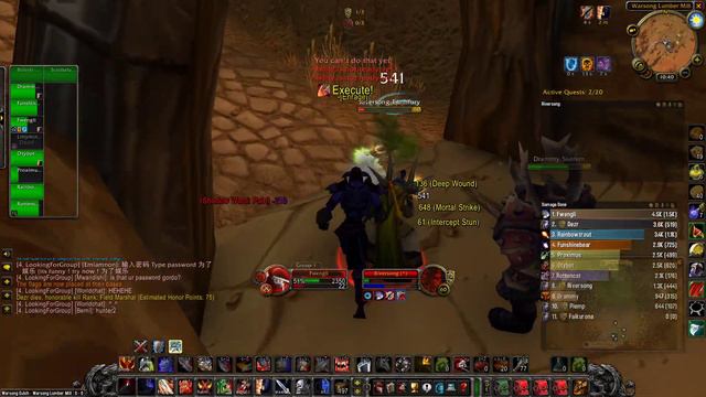 WoW Classic arms warrior Warsong Gulch pug vs premade 2 смотреть онлайн