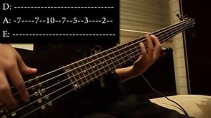 Seven Nation Army - Bass Cover With Tab (HD)
