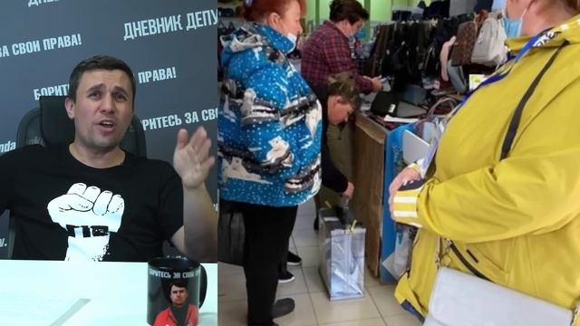 На пеньках? Как вам голосование прямо на рынке! смотреть онлайн