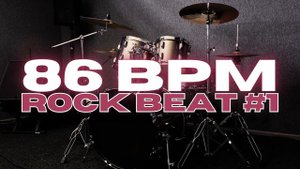 86 BPM - Rock Drum Beat - Loop 1