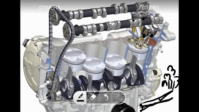 Почему дымит двигатель.как узнать в чем причина,сальники клапанов или кольца. смотреть онлайн