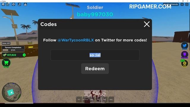 All Secret war tycoon all Codes 2023 | Codes for war tycoon all 2023 - Roblox Code смотреть онлайн