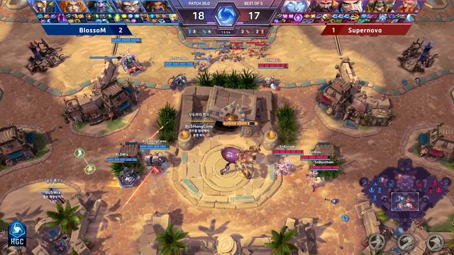 HGC 2018 KR – Phase 2 Week 4 - Team BlossoM vs. Supernova - Game 5 смотреть онлайн